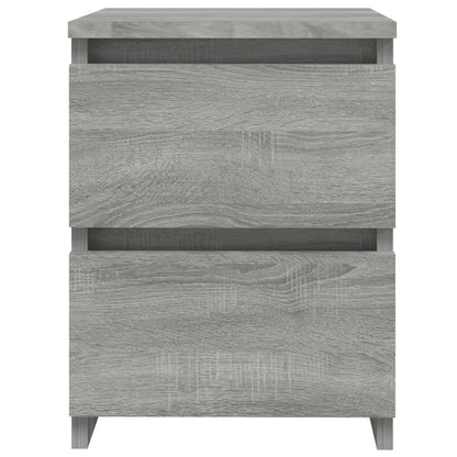 Bedside Cabinets 2 pcs Grey Sonoma 30x30x40 cm Engineered Wood