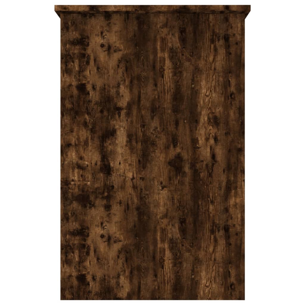 Desk Smoked Oak 100x50x76 cm Engineered Wood