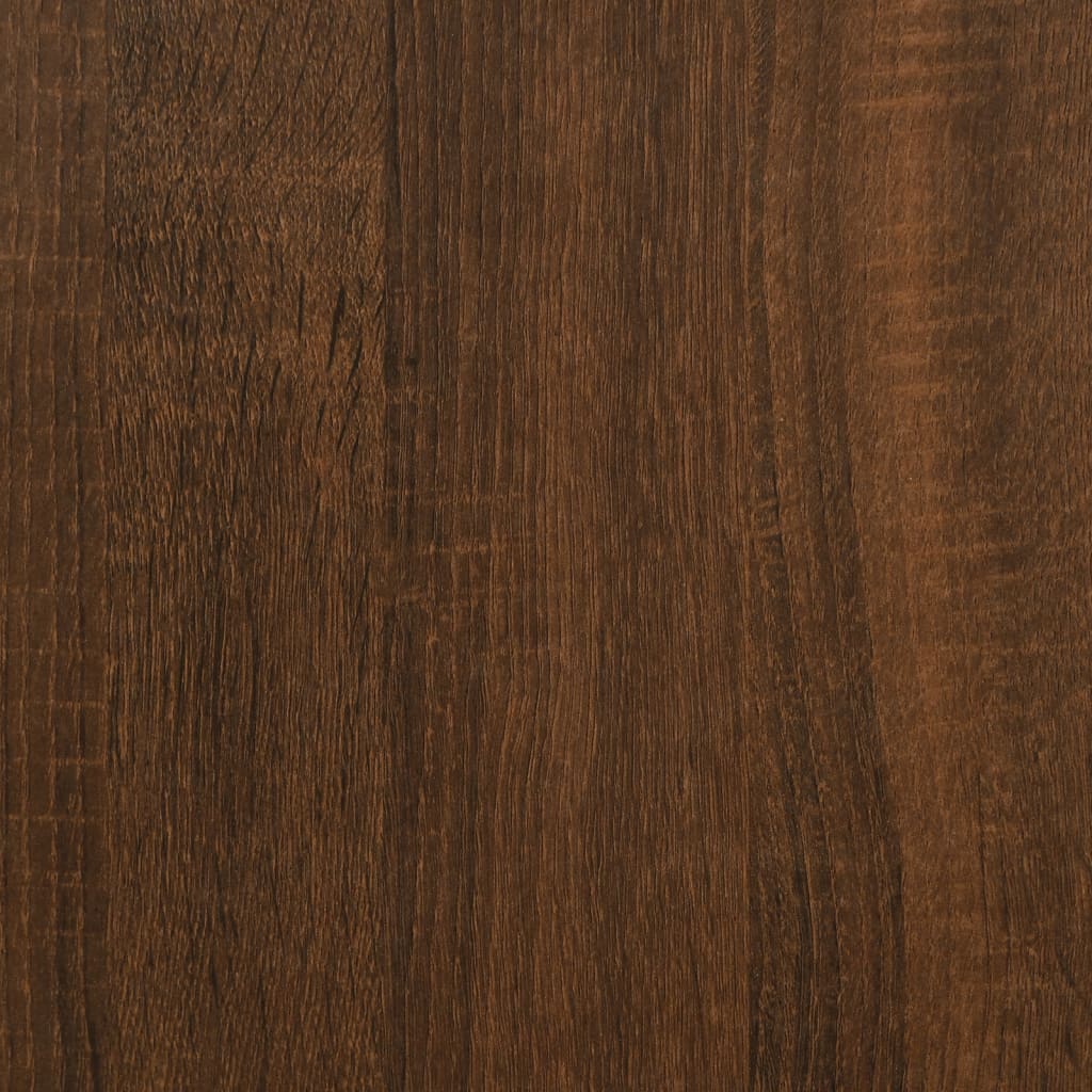 Corner Desk Brown Oak 145x100x76 cm Engineered Wood