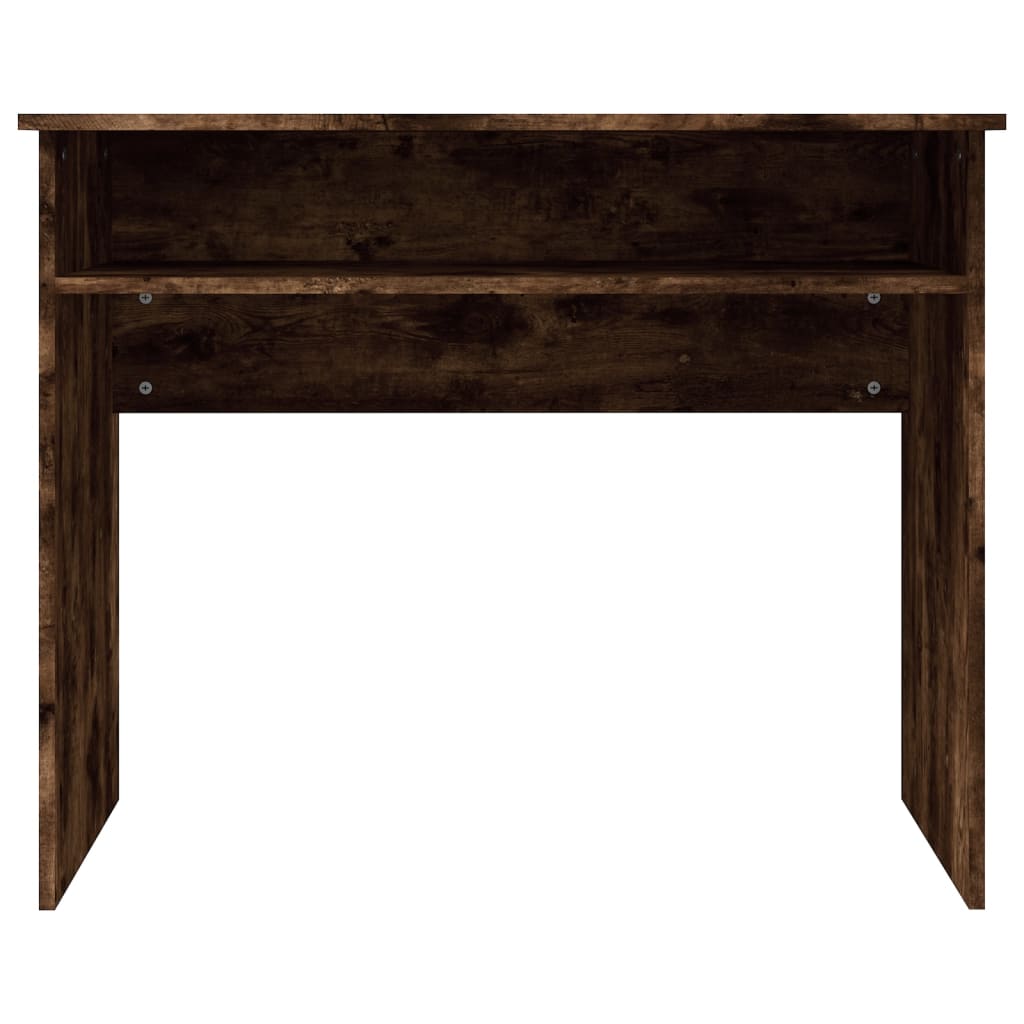 Desk Smoked Oak 90x50x74 cm Engineered Wood