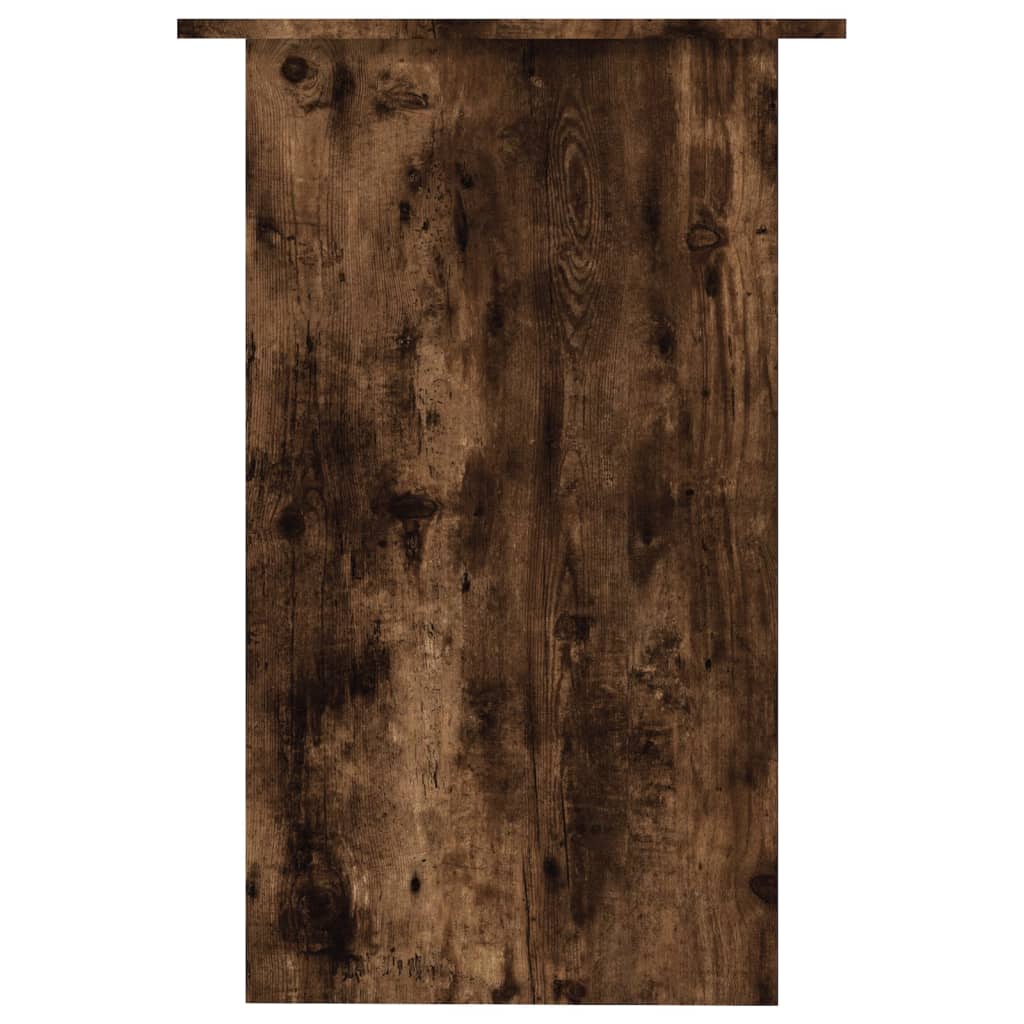 Desk Smoked Oak 90x50x74 cm Engineered Wood