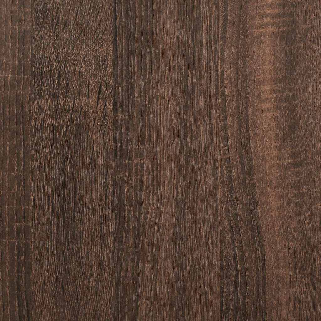 Desk Brown Oak 80x45x74 cm Engineered Wood