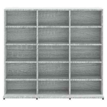CD Cabinet Grey Sonoma 100x23x89.5 cm Engineered Wood