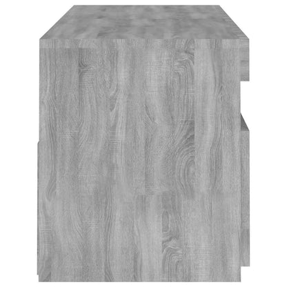 TV Cabinet with LED Lights Grey Sonoma 120x35x40 cm