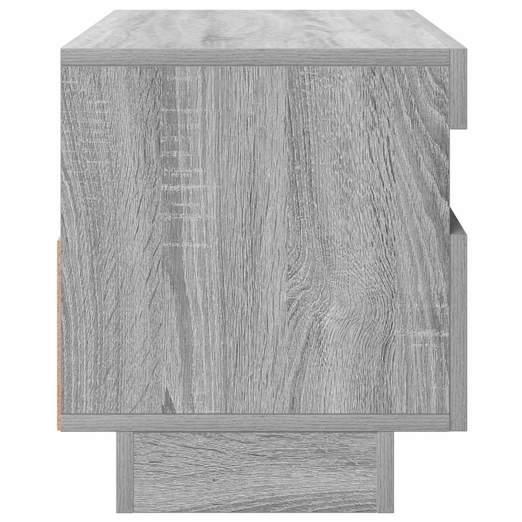 TV Cabinet with LED Lights Grey Sonoma 80x35x40 cm