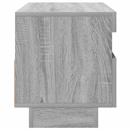 TV Cabinet with LED Lights Grey Sonoma 80x35x40 cm