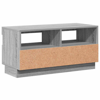 TV Cabinet with LED Lights Grey Sonoma 80x35x40 cm