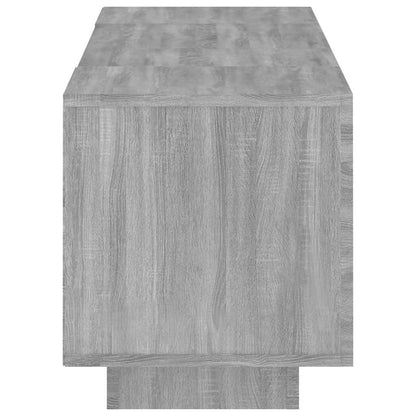TV Cabinet with LED Lights Grey Sonoma 160x35x40 cm