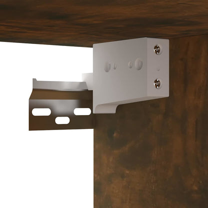 TV Cabinet Set Wall-mounted 3 pcs Brown Engineered Wood