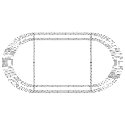 Gabion Raised Bed Galvanised Iron 200x100x50 cm