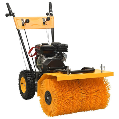 Petrol-powered 2-in-1 Snow Thrower and Sweeper 6.5HP