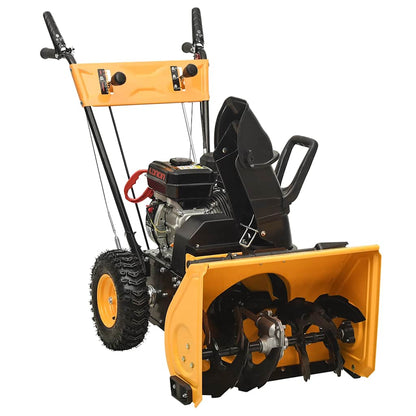 Petrol-powered 2-in-1 Snow Thrower and Sweeper 6.5HP
