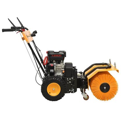 Petrol-powered 2-in-1 Snow Thrower and Sweeper 6.5HP