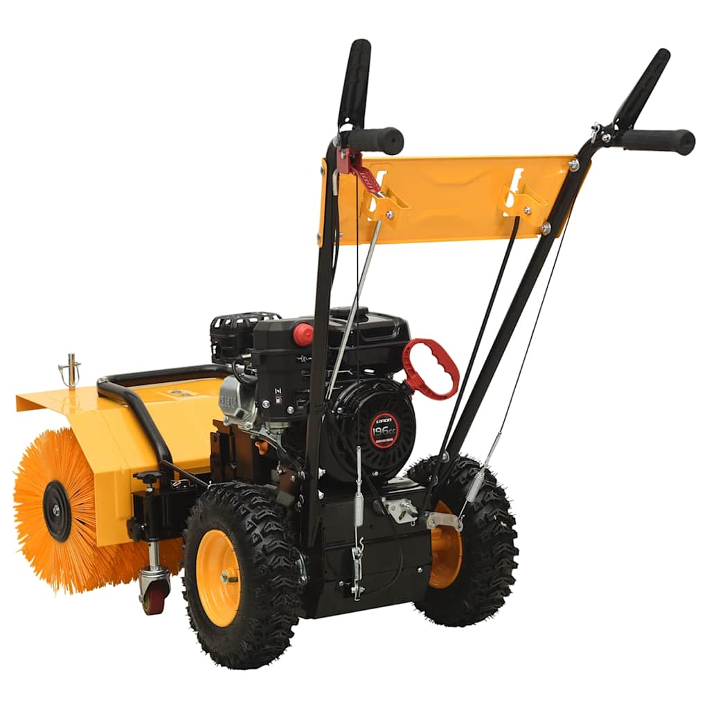 Petrol-powered 2-in-1 Snow Thrower and Sweeper 6.5HP