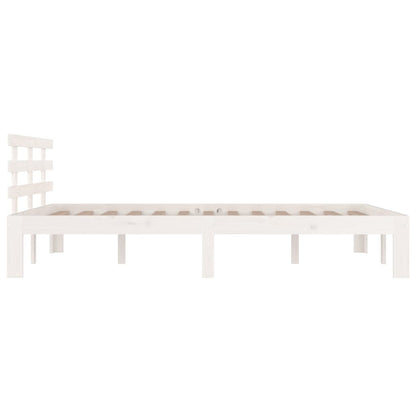 Bed Frame without Mattress White 120x190cm Small Double