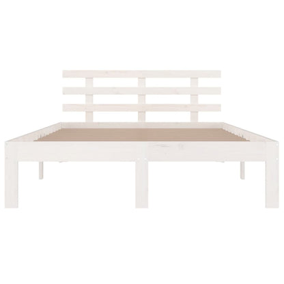 Bed Frame without Mattress White 135x190cm Double