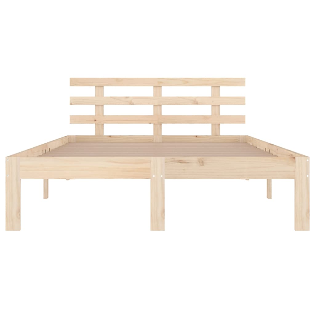 Bed Frame without Mattress Solid Wood 180x200 cm Super King Super King Size