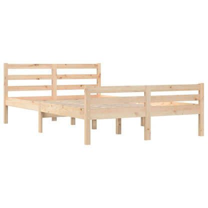 Bed Frame without Mattress Solid Wood 160x200 cm