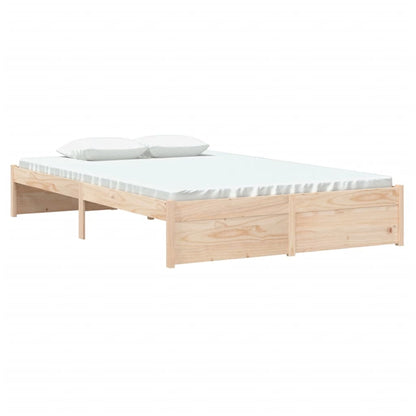 Bed Frame without Mattress Solid Wood 120x200 cm