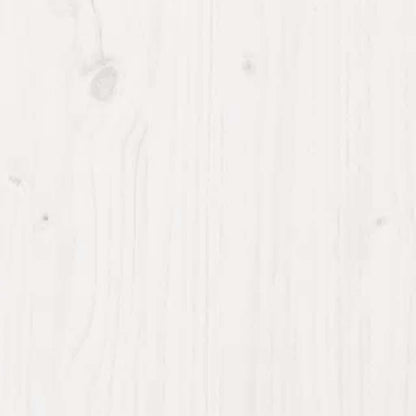 Bed Frame without Mattress White Solid Wood 120x190 cm Small Double