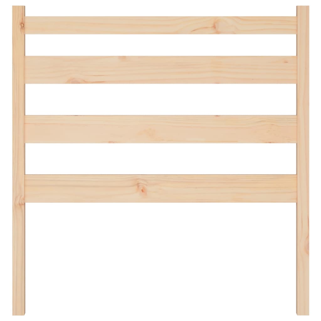 Bed Headboard 81x4x100 cm Solid Wood Pine