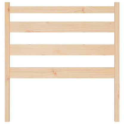 Bed Headboard 81x4x100 cm Solid Wood Pine