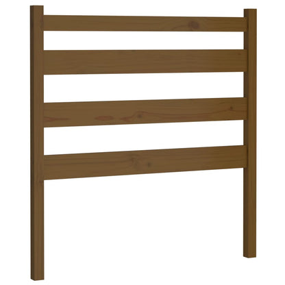 Bed Headboard Honey Brown 106x4x100 cm Solid Wood Pine