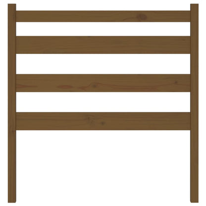 Bed Headboard Honey Brown 106x4x100 cm Solid Wood Pine