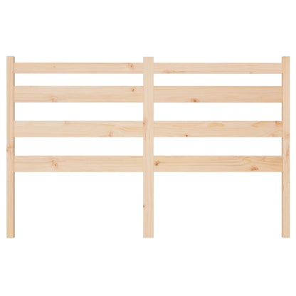 Bed Headboard 146x4x100 cm Solid Wood Pine