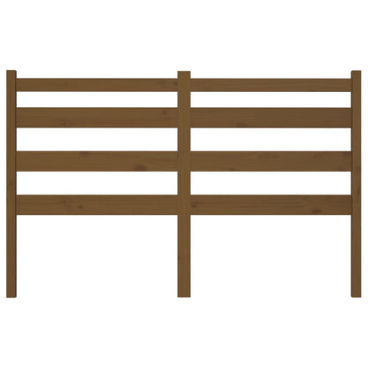 Bed Headboard Honey Brown 146x4x100 cm Solid Wood Pine