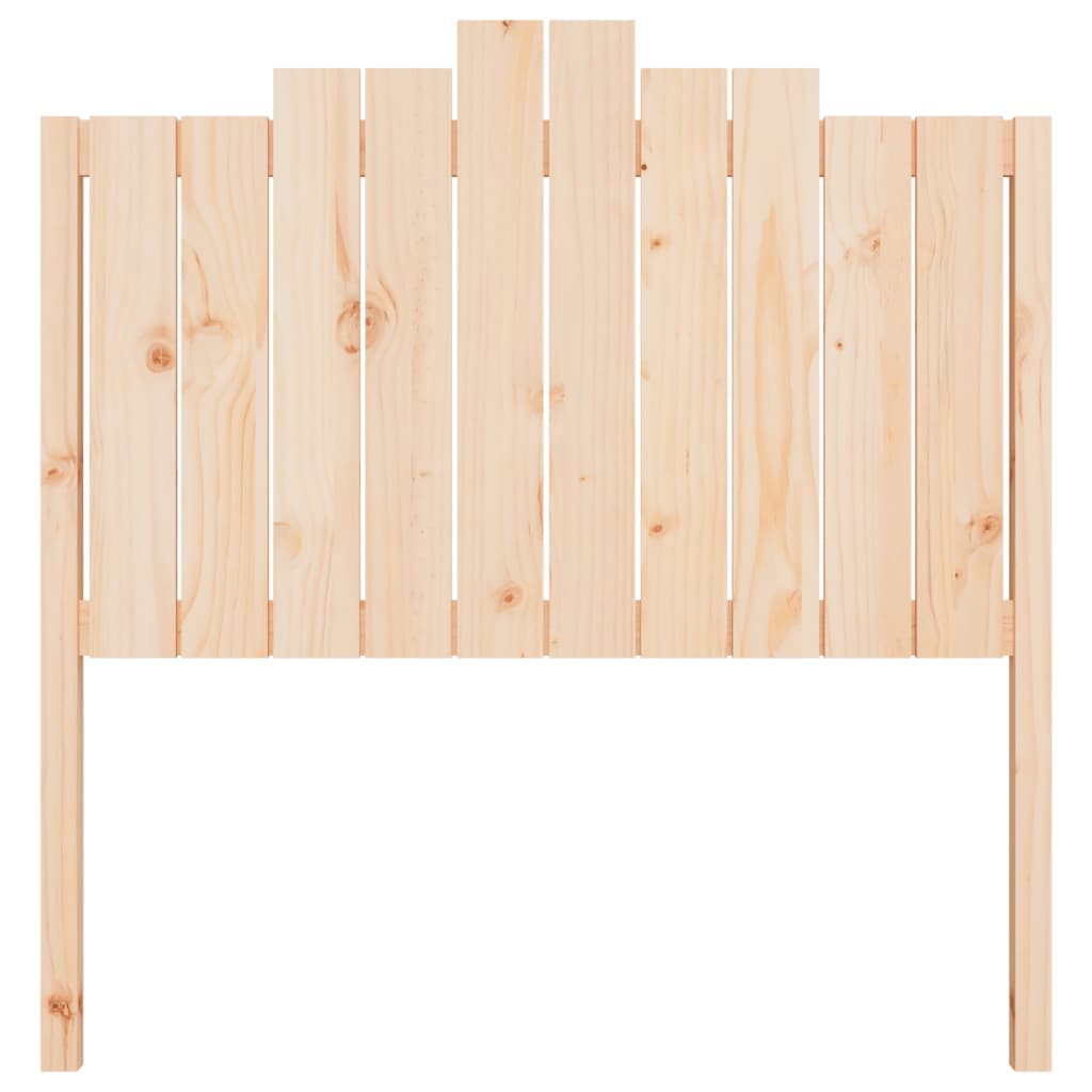 Bed Headboard 106x4x110 cm Solid Wood Pine