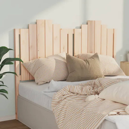 Bed Headboard 141x4x110 cm Solid Wood Pine
