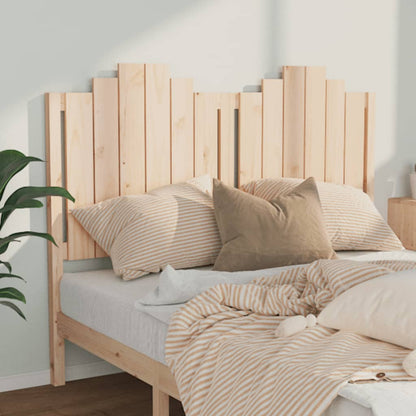 Bed Headboard 146x4x110 cm Solid Wood Pine