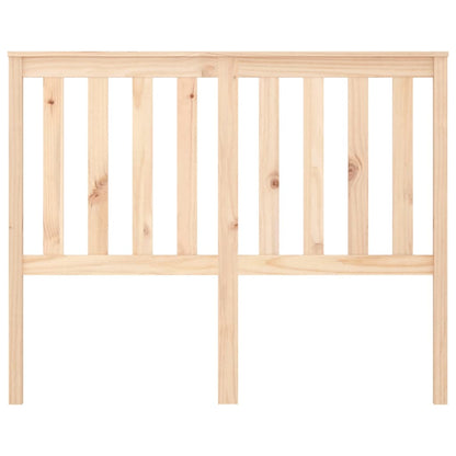 Bed Headboard 141x6x101 cm Solid Wood Pine