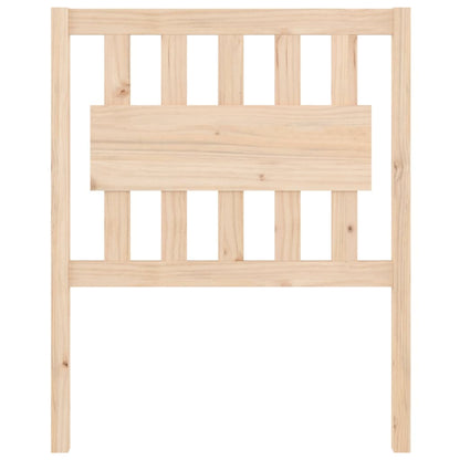 Bed Headboard 80.5x4x100 cm Solid Wood Pine