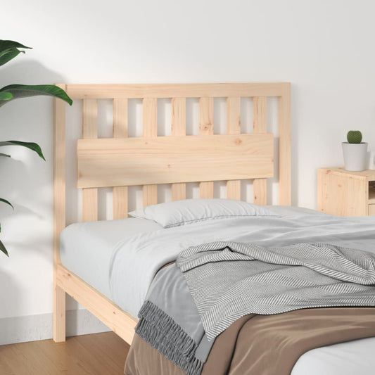 Bed Headboard 105.5x4x100 cm Solid Wood Pine
