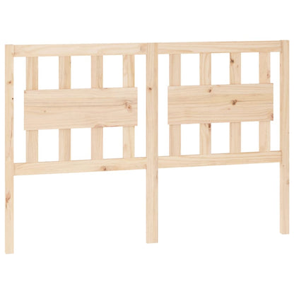 Bed Headboard 125.5x4x100 cm Solid Wood Pine