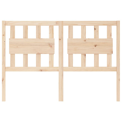Bed Headboard 125.5x4x100 cm Solid Wood Pine