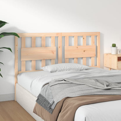 Bed Headboard 125.5x4x100 cm Solid Wood Pine
