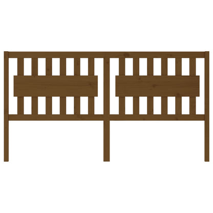 Bed Headboard Honey Brown 185.5x4x100 cm Solid Wood Pine