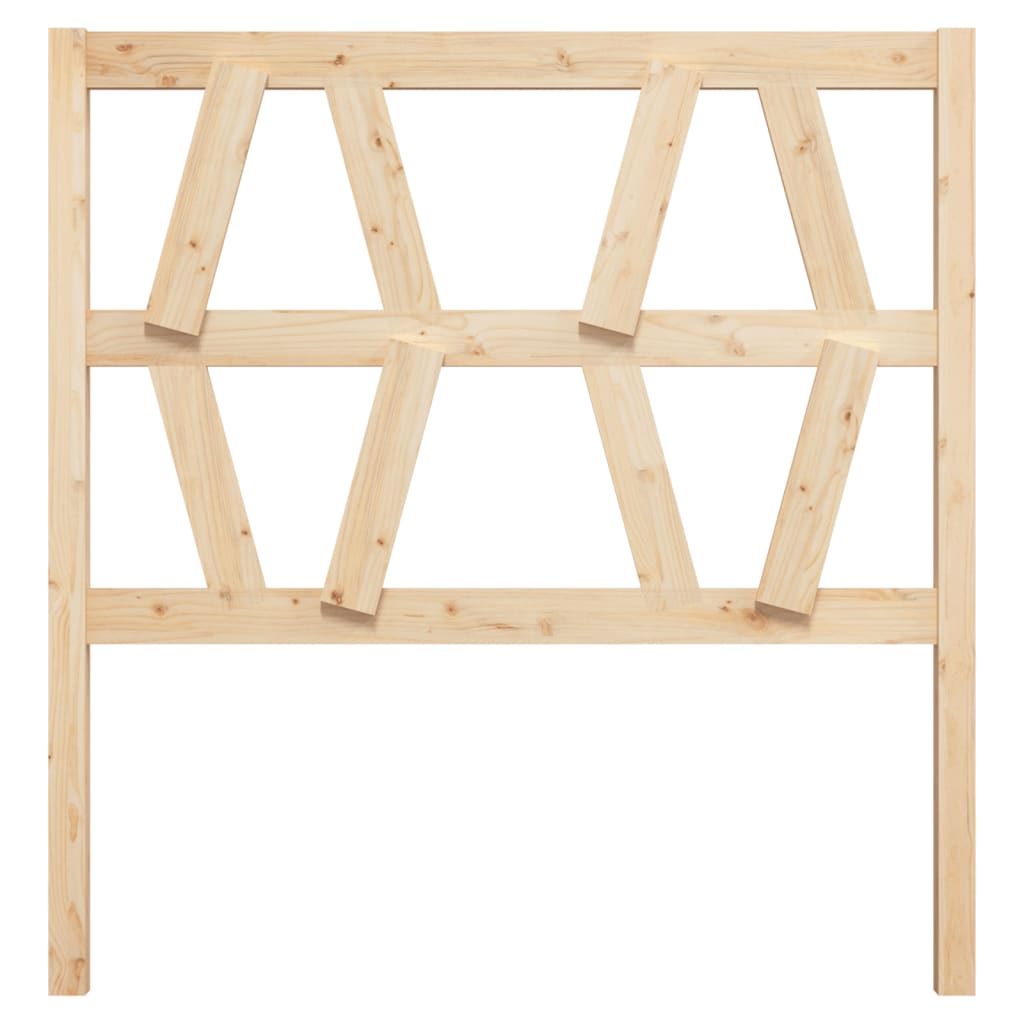 Bed Headboard 81x4x100 cm Solid Wood Pine