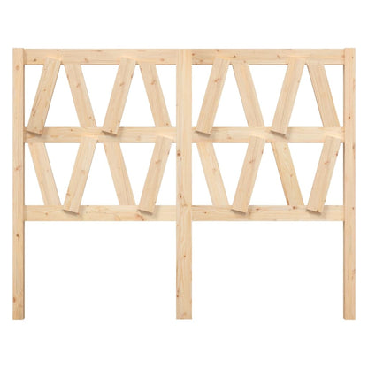 Bed Headboard 146x4x100 cm Solid Wood Pine