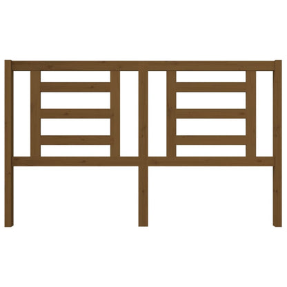 Bed Headboard Honey Brown 166x4x100 cm Solid Pine Wood