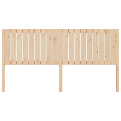 Bed Headboard 185.5x4x100 cm Solid Wood Pine