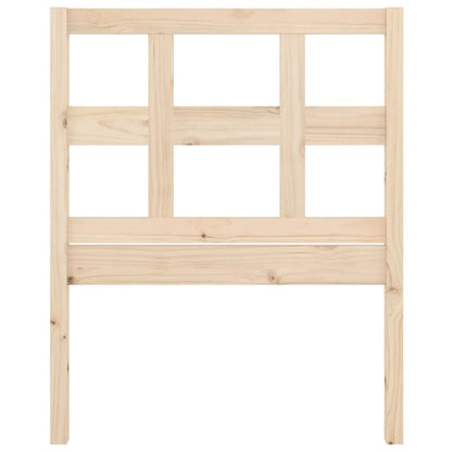 Bed Headboard 95.5x4x100 cm Solid Wood Pine