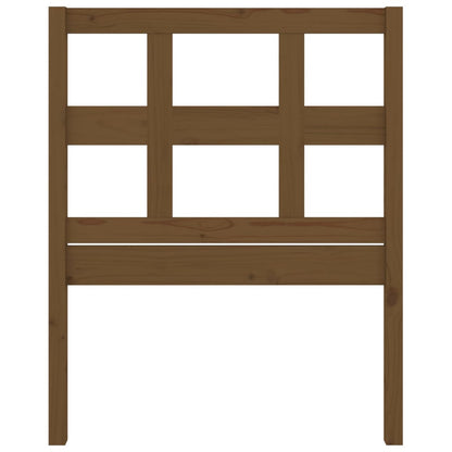 Bed Headboard Honey Brown 105.5x4x100 cm Solid Wood Pine