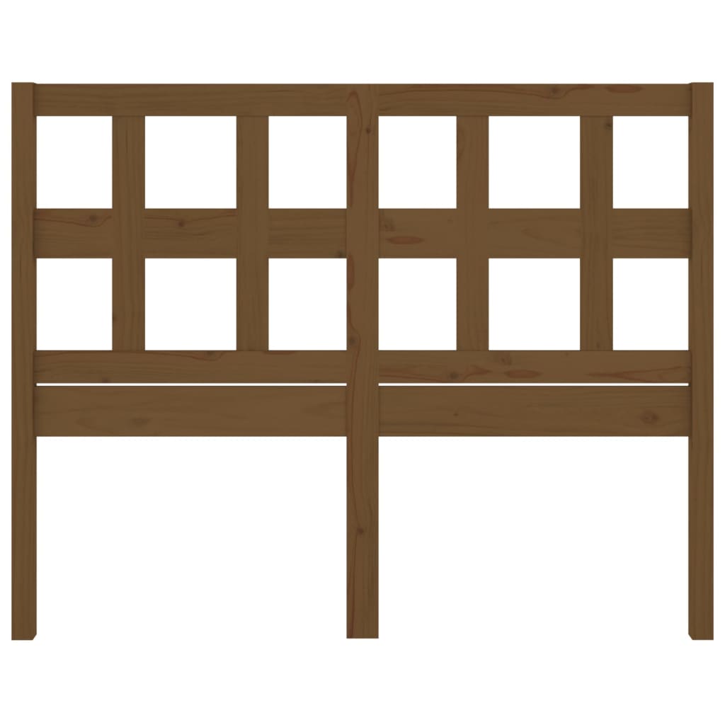 Bed Headboard Honey Brown 145.5x4x100 cm Solid Wood Pine