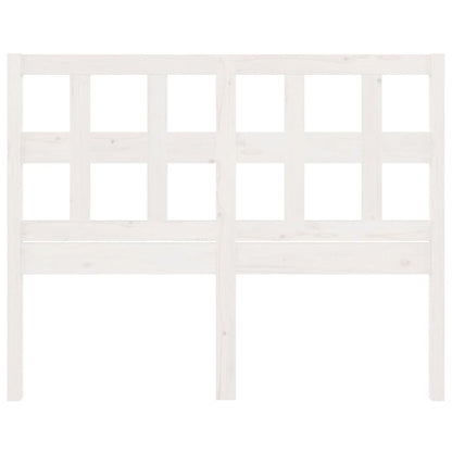 Bed Headboard White 165.5x4x100 cm Solid Wood Pine