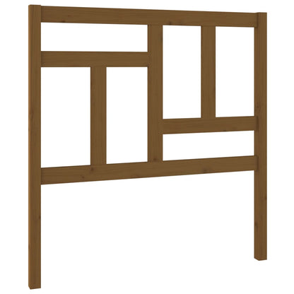 Bed Headboard Honey Brown 80.5x4x100 cm Solid Wood Pine