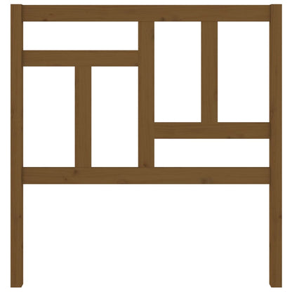 Bed Headboard Honey Brown 80.5x4x100 cm Solid Wood Pine